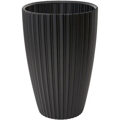 Pot De Fleurs - Garden Id - Fancy - 40 X 58 Cm - Pour Jardin, Balcons Ou Intérieurs - Noir