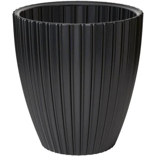 Pot De Fleurs - Garden Id - Fancy - 40 X 42 Cm - Pour Jardin, Balcons Ou Intérieurs - Noir