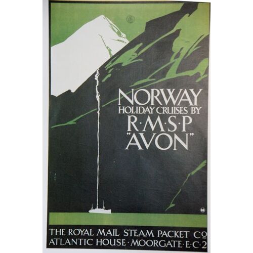 Affiche Norway Rmsp Avon 