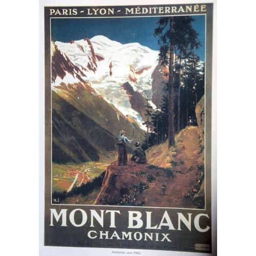 Affiche Mont Blanc Chamonix