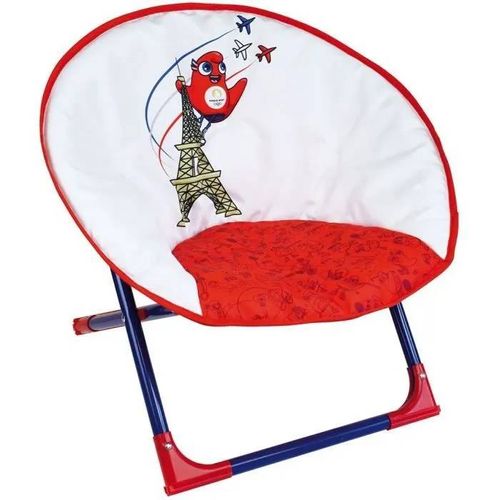Jeux Olympiques Paris 2024 - Siège Lune Pliable Pour Enfant H.47 X L.54 X P.42 Cm