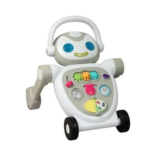 Trotteur Marcheur - Bambisol - Nono Le Robot - De 10 À 36 Mois - Parlant - Musical - Jeux Électroniques Interactifs - Blanc