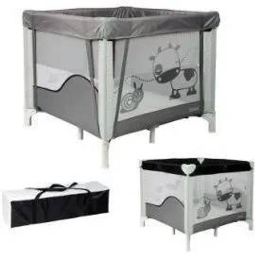 Bambisol - Parc/Berceau Bébé Pliant 90x90cm Avec 2 Niveaux De Couchage - Sac De Transport, Espace De Jeux