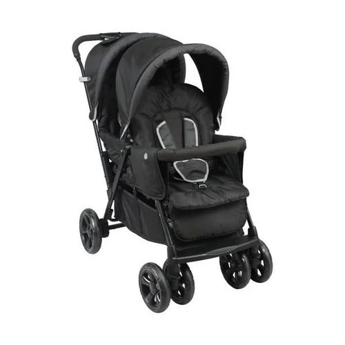 Poussette Double Bambisol - Toute Équipée - Habillage Pluie Inclus - Pliage Facile