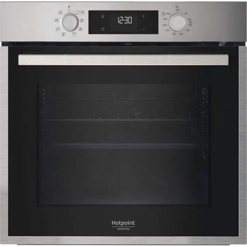 Four encastrable - Pyrolyse hydrolyse - Chaleur tournante - HOTPOINT - HAO5540PX - Inox - 71 L - A++