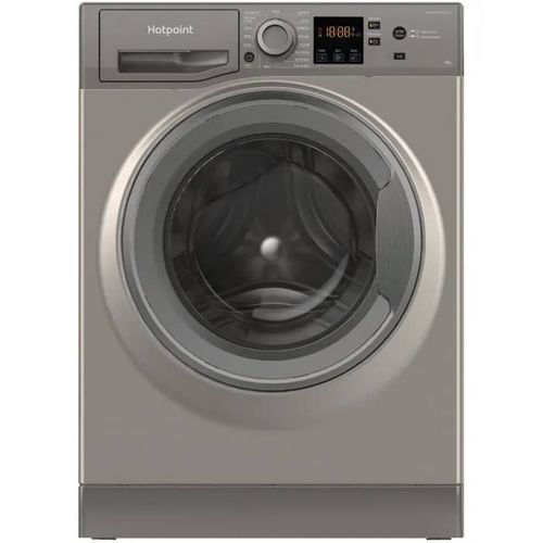 Lave-linge hubot HOTPOINT NSWM946GGFR - 9 kg - Induction - L60cm - 1400 trs/min - Graphite