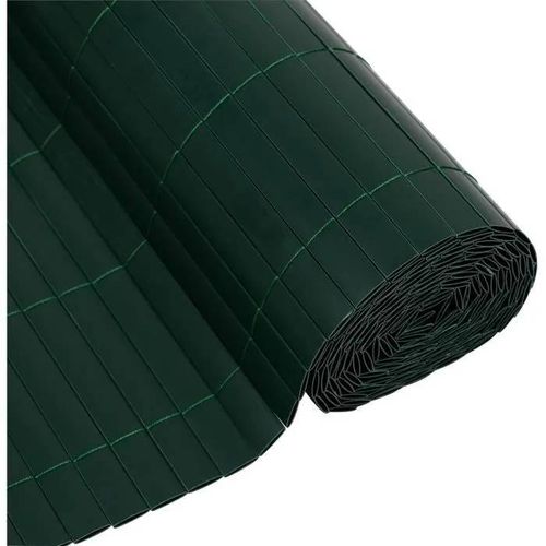Canisse Pvc Double Face - Nature - 1 X 3 M - 1600 G/M² - Occultant 4/5 - Anti-Uv - Vert