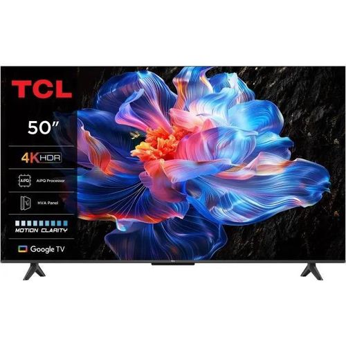 TCL 50P6K - TV LED 50" (126 cm) - 4K UHD 3840x2160 - HDR10+ - Google TV - 3xHDMI 2.1 - WiFi