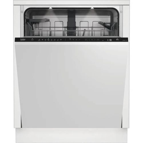 Lave-vaisselle tout encastrable BEKO BDIN16T430 - 14 couverts - Induction - L60cm - 46 dB - Porte à glissières