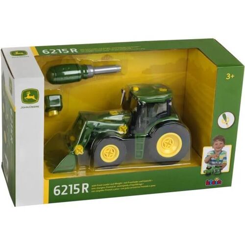 Tracteur à monter John Deere - KLEIN - 3977 - Chargeur frontal, contrepoids d'équilibrage et tournevis - Echelle 1/24e - Dès 3 ans