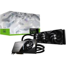 Carte graphique - MSI - SUPRIM GEFORCE RTX 5080 16G LIQUID SOC NVIDIA 16 Go GDDR7