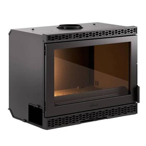 Insert à bûches - INVICTA - Sirocco turbo - 8 KW - En fonte - Bûches 58 cm max