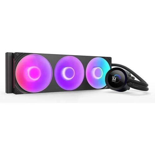 Watercooling - NZXT - RL-KR360-B2 - Kraken Plus 360 RGB - Écran carré 1.54" personnalisable et ventilateurs RGB - Noir