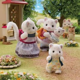 Mini-figurines - SYLVANIAN FAMILIES - La famille Panthère des neiges - Dès 3 ans