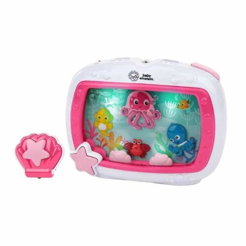 Baby Einstein Veilleuse Bébé -Rêves Marins Rose- Réglage 25 Min Lumière, Son, Musique Ou Bruit De L'océan Apaisantes, Télécommande