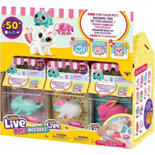 Needes - LITTLE LIVE PETS - Série 2 - Animaux éléctroniques - Boîte de 9 modèles aléatoires