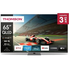 Thomson 65QG7C04 - TV QLED 65" (164 cm) - 4K UHD 3840x2160 - 144 Hz - Dolby Vision/Atmos - Google TV - 2xHDMI 2.1 + 2xHDMI 2.0
