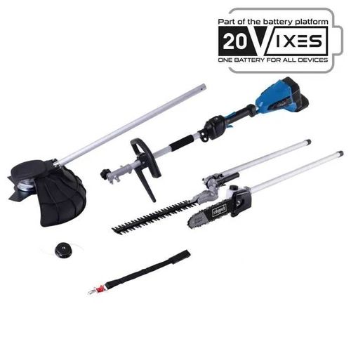 Débroussailleuse +taille-haies +coupe-bordures+élagueuse sans fil BC-MFH400-X - - SCHEPPACH 20V IXES - sans batterie ni chargeur