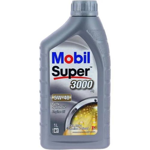 Huile Moteur 5w-40 Synthétique - Mobil - Super 3000 X1 - Bidon 1l - Haute Performance Anti-Pollution