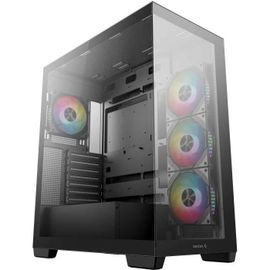 Boitier sans alimentation - DEEPCOOL CG580 4F - Moyen tour - Format E-ATX - Noir