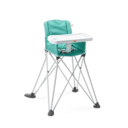 Bright Stars Pop N Dine- Chaise Haute Pour Repas Bébé, Pliable, Nomade, De Voyage, Léger, Facile À Nettoyer, Sac De Transport Inclus