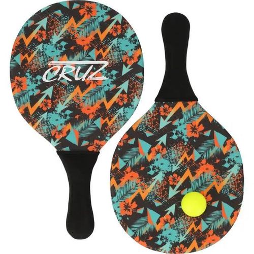Set De Pagaies - Cruz - Néoprène - 2 Pagaies + Ballon - Pour Piscine Et Plage