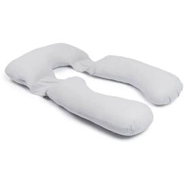 Doomoo Coussin De Grossesse Et Coussin D'allaitement Maxxy - Format Xxl - Ultra Confortable, Gris