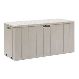 Coffre De Jardin Bravo - Résine - Toomax - Taupe - Capacité 270l - 117,5 X 45 X 56 Cm