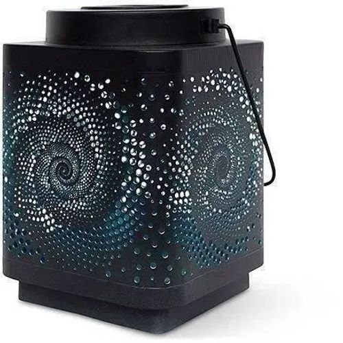 Lanterne Solaire - Garden Id Attract - Bleu 11 X 11 H15 Cm - 6 À 8h Autonomie - Mobile - Bouton On/Off.
