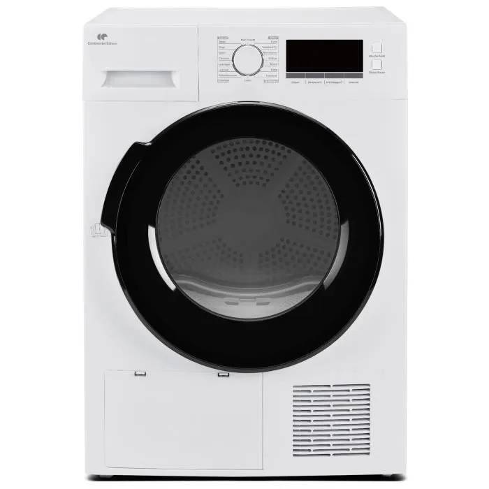 Sèche-linge pompe à chaleur CONTINENTAL EDISON CESL8PCWD - 8 kg - 60 cm - Classe D - Blanc