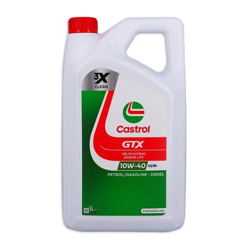 Huile Moteur - Castrol Gtx 10w-40 A3/B4 - 5l - 10w40