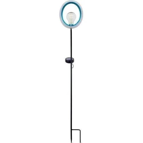 Lanterne Solaire - Garden Id Lagune - Ø16 H80 Cm - Autonomie 6-8h - Bouton On/Off - Pile Aaa Rechargeable.