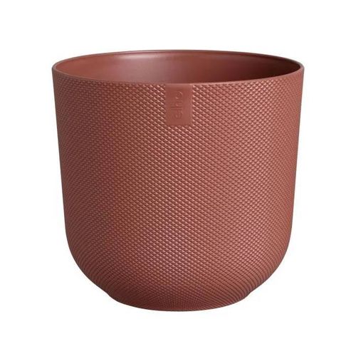 Elho Pot De Fleur Jazz Rond - Rouge - Ø 26 X H 24 Cm - Intérieur - 100% Recyclé