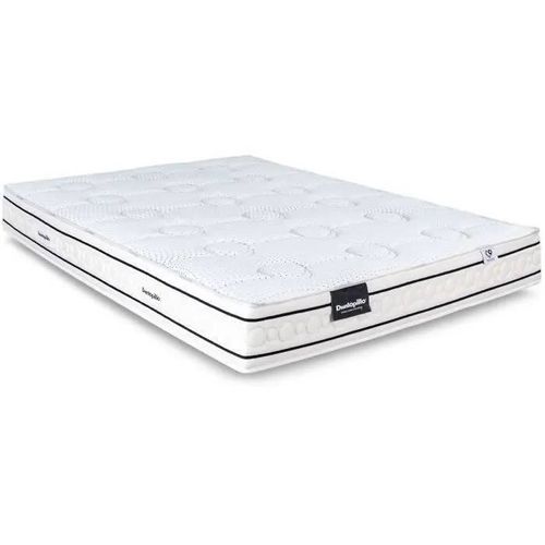 Matelas 140x190 marque DUNLOPILLO - Hauteur 21 cm Latex - Aération naturelle - 7 zones- Soutien Équilibré - Fabriqué en France