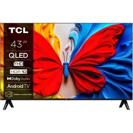 TCL 43S51K - TV QLED 43" (109 cm) - Full HD 1920x1080 - HDR10 - Android TV - 2xHDMI 1.4 - WiFi