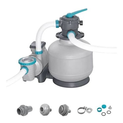 Filtre à sable / pompe de filtration pour piscine jusqu'à 66 m3 - Bestway -11 355 L/h - Avec préfiltre