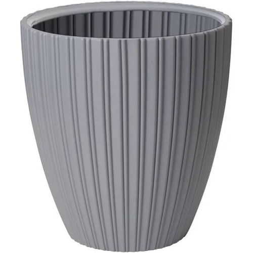 Pot De Fleurs - Garden Id - Fancy - 40 X 42 Cm - Pour Jardin, Balcons Ou Intérieurs - Gris Clair
