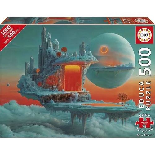 Puzzle - EDUCA - Planète de Feu et de Glace - 500 pièces - 68x48 cm - À partir de 10 ans