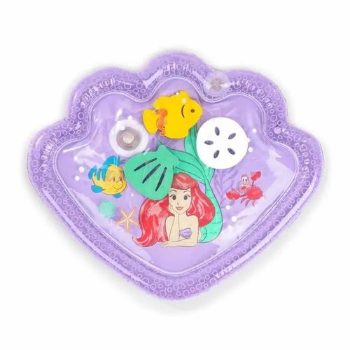 Disney Baby -Ariel- Tapis D'eau Pour Bébé, Jeu Sensoriel Et D'éveil, Gonflable, Facile À Nettoyer, Pliable, Jouets Dès La Naissance