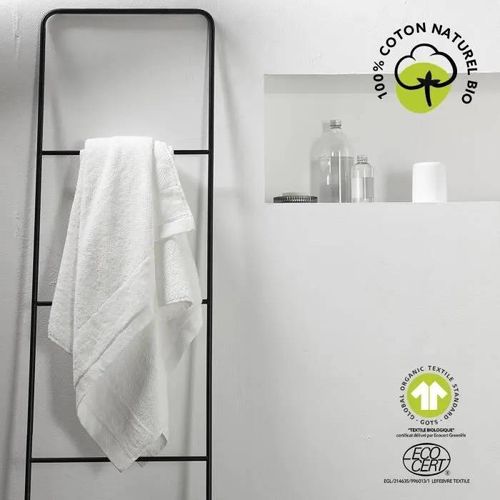 Drap De Bain - Today - 70 X 130 Cm - Coton - Organic Craie