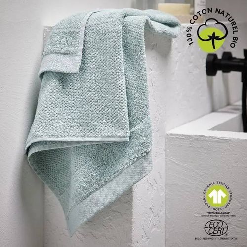 Drap De Bain - Today - 70 X 130 Cm - Coton - Organic Celadon