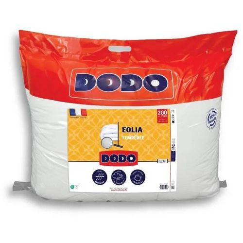 Dodo - Couette Tempérée 300 G/M² - Eolia - 200 X 200 Cm - Blanc