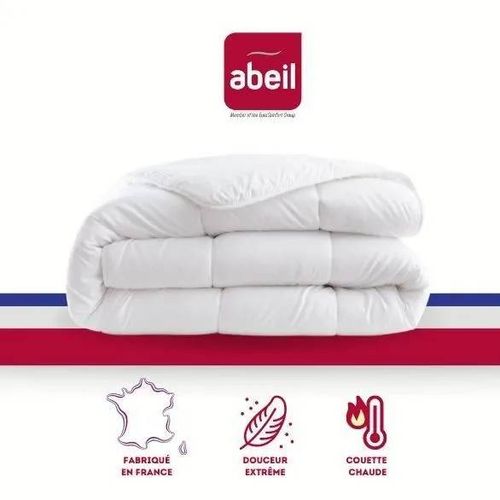 Couette Chaude 400gr/M² Douceur Auvergnate - 200 X 200 Cm - 2 Personnes - Abeil