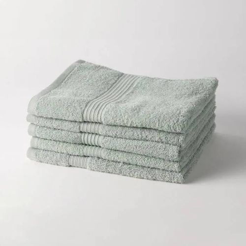 Today Essential - Lot De 5 Draps De Bain 70x130 Cm 100% Coton Coloris Céladon