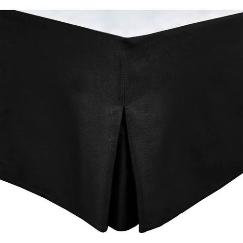 Cache Sommier - Home Linge Passion - 140 X 190 Cm + 30 Cm - Noir