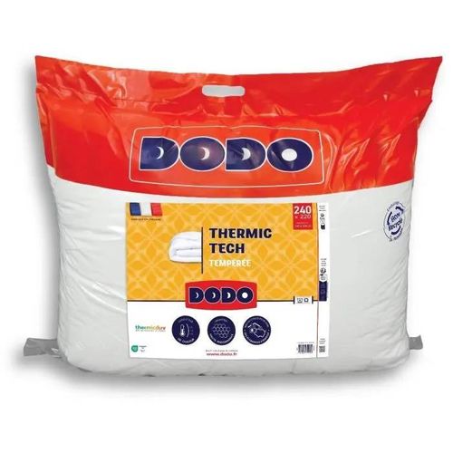Dodo - Couette Tempérée 250 G/M² - Thermic Tech - 220 X 240 Cm - Blanc