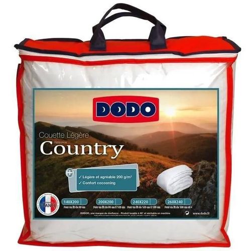 Dodo Couette Légère Country - 220 X 240 Cm - Blanc