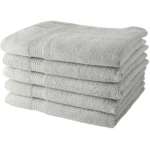 Lot De 5 Draps De Bain Today 70x130 Cm 100% Coton - Craie