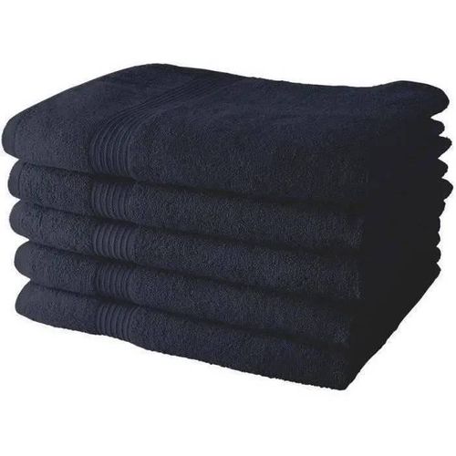 Lot De 5 Draps De Bain Today 70x130 Cm 100% Coton - Navy