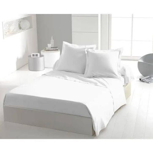 Drap Plat - Home Linge Passion - Microfibre 82 G - 180 X 290 Cm - 1 Personne - Blanc